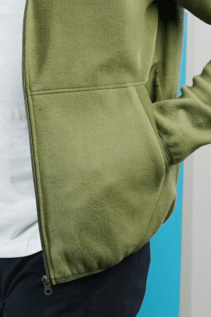 Sage Green Polar Jacket-MENDEEZ-Jackets