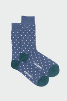 Sky Dots Crew Socks-MENDEEZ-Socks