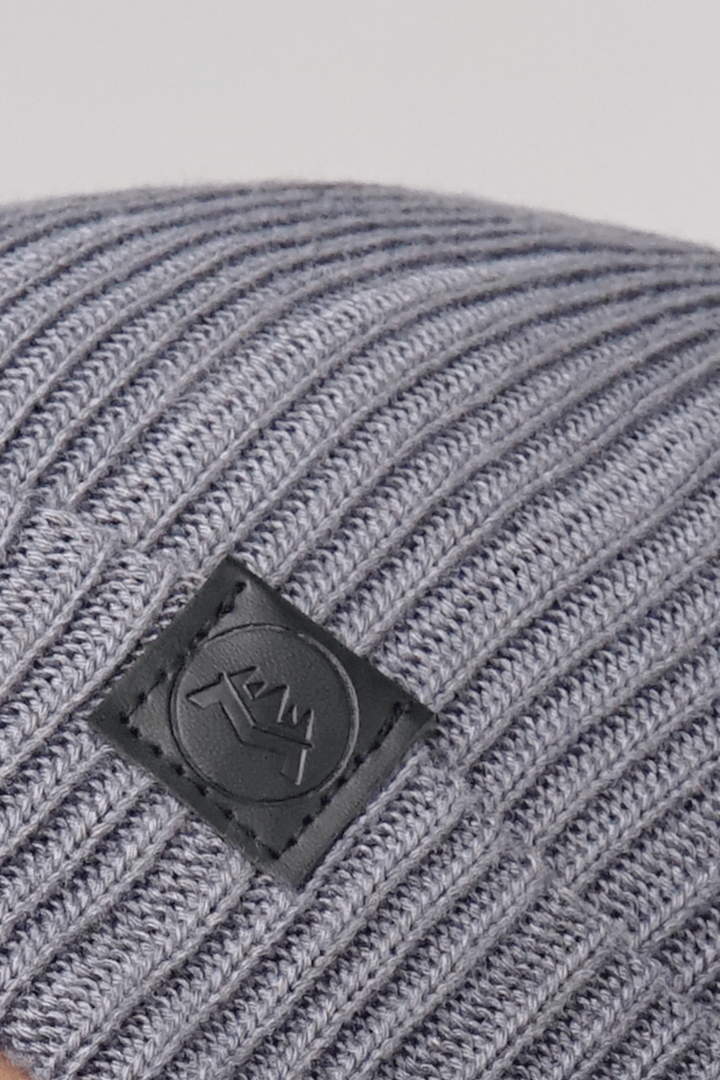 Smoky Grey Beanie-MENDEEZ-Beanies