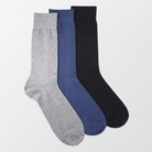 Pack of 3 - Crew Socks - 3 Colors (3977034727533)