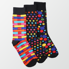 Pack of 3 - Crew Socks - Printed (3995443789933)