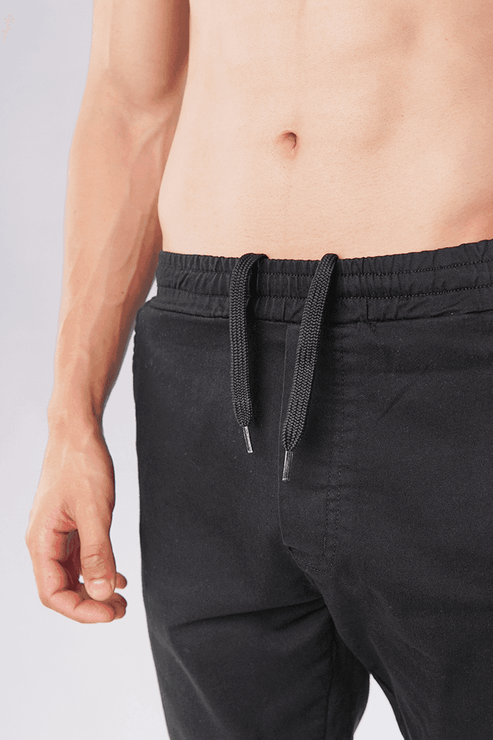 Soot Black All Day Pants-MENDEEZ-Jogger Pants