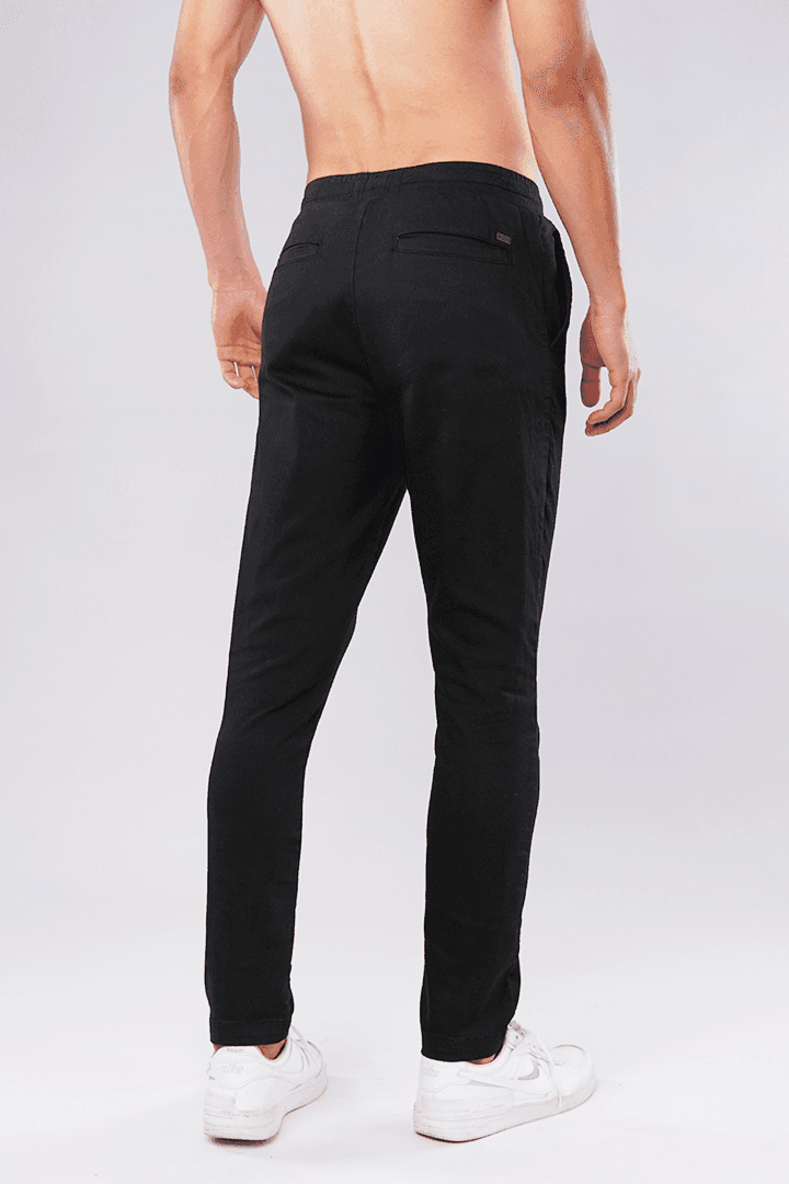 Soot Black All Day Pants-MENDEEZ-Jogger Pants