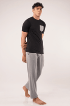 Soot Black Night Set-MENDEEZ-Pajama Sets