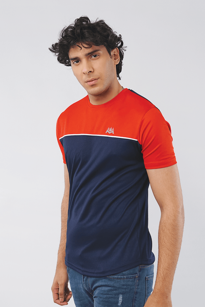 Sporty Red Activewear T-shirt-MENDEEZ-T-Shirts