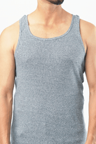 Ash Grey Textured Tank Top - Mendeez PK 