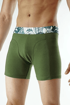 Tropical Olive Boxer Brief - MENDEEZ (4733302997101)