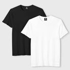 Undershirt Cotton Stretch - Pack Of 2 (Black & White) - MENDEEZ (4528412065901)