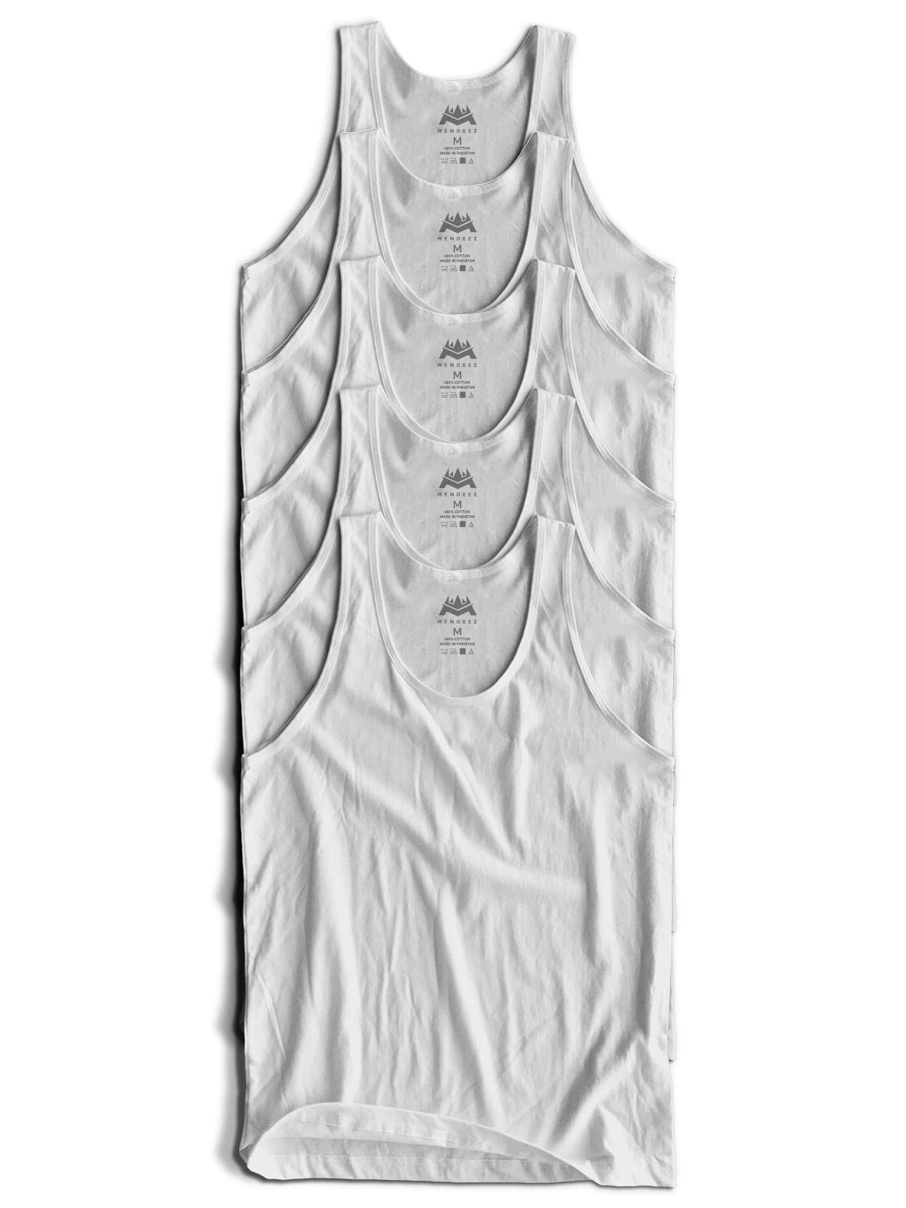 Pack 5 of Men Vest - White (1368139530349)