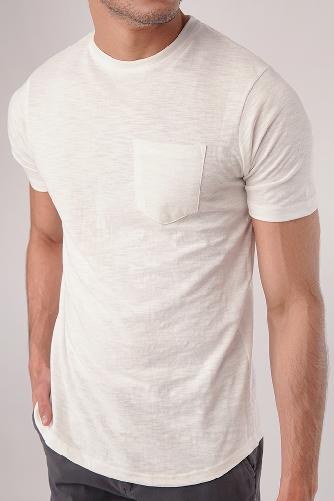 Snowy Half Sleeve Pocket T-Shirt - Mendeez PK 