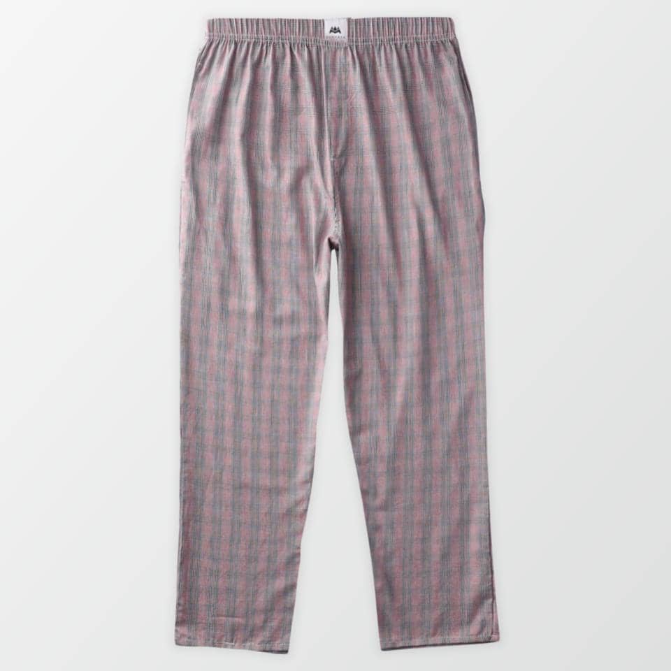 Woven Pajama Pants - Purple Check - MENDEEZ (3961186746477)