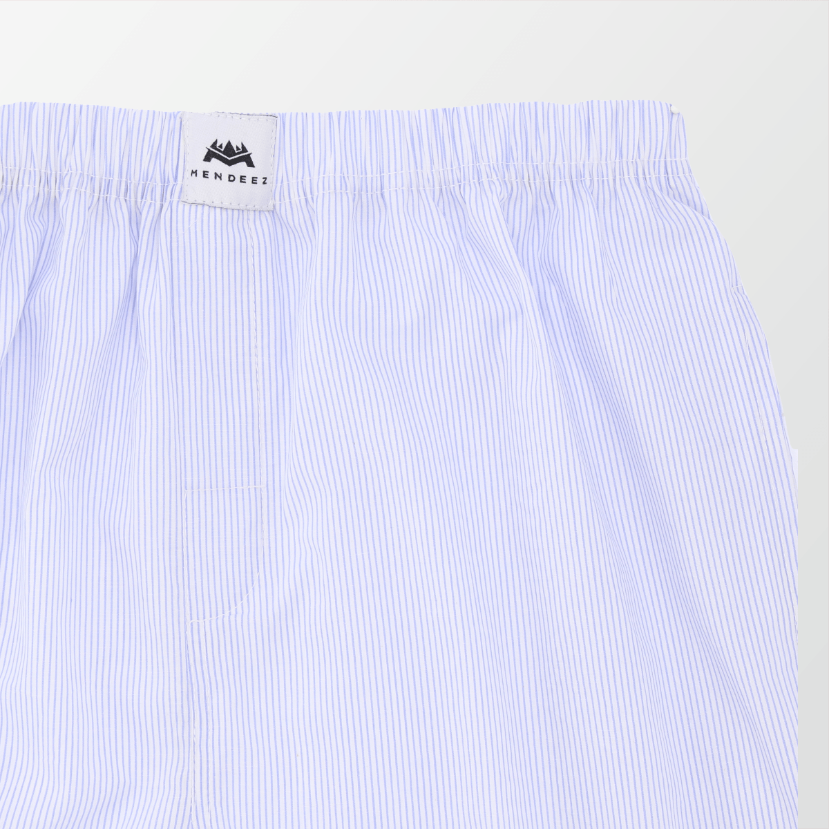 Woven Pajama Pants – White and Blue - MENDEEZ (4180537213037)